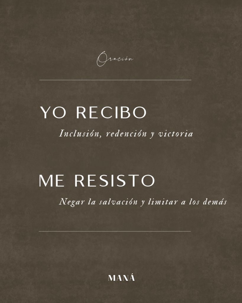 Invitación de oración por la inclusión, la redención y la victoria